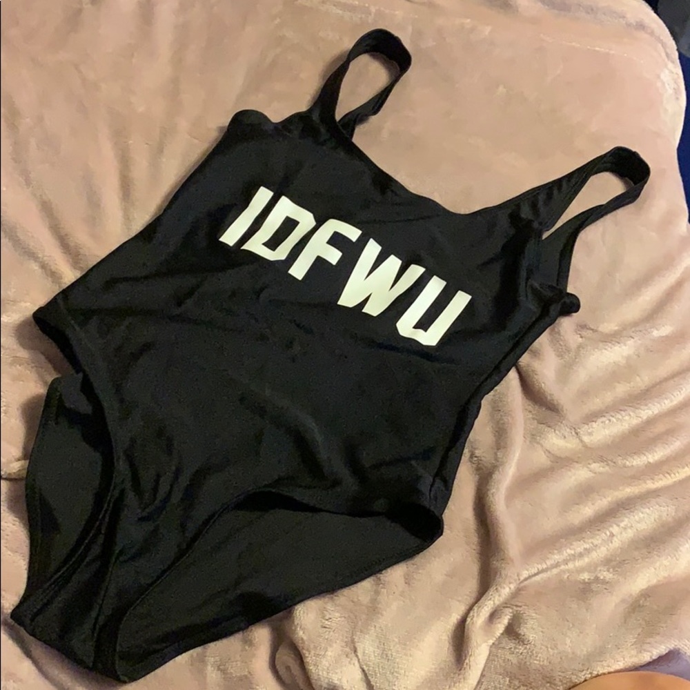 Black One Piece Bikini Size S